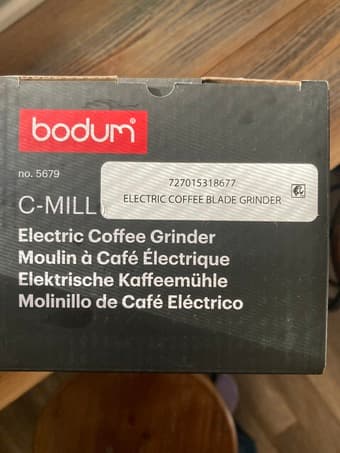 Bodum electric coffee grinder 2