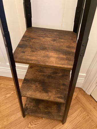 Coat rack with shelves 3