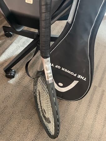 Tennis raquet+bag 2
