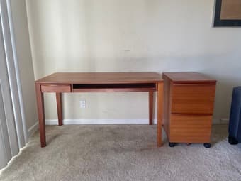 Desk and Cabinet 2