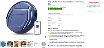 Used Robot Vacuum Cleaner 1