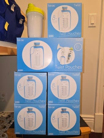 Free Kiinde Twist Breast Milk Storage Pouches 1