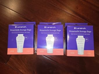 Lansinoh Breast Milk Storage Bags - 3 packs of 50 count 1
