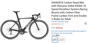 Unused New carbon frame bike 1