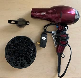 Hair dryer and diffuser 1