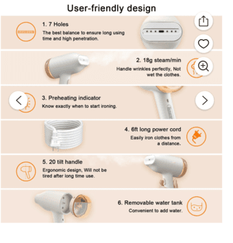 Steamer for clothes 2