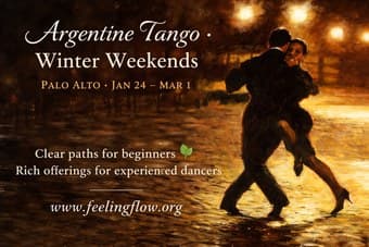 Beginner & Beginner Tango Series in Palo Alto: 5 Sundays, Last Chance 2