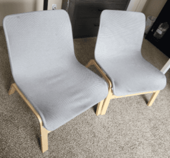 shopping cart, chairs, steam iron, free items... 1