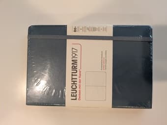 Lechtturm dotted notebook (B6+, Stone Blue) 2