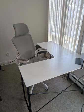 Bed frame mattress high back chair and table 3