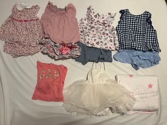 6 months to one years old girl clothing set 1