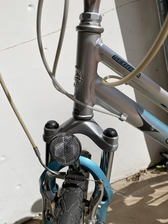 Giant Sedona K2 bicycle-light blue 26” with helmet 2