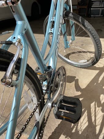 Giant Sedona K2 bicycle-light blue 26” with helmet 4