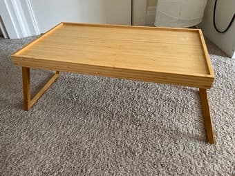 Bamboo breakfast (bed) tray 2