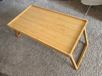 Bamboo breakfast (bed) tray 3