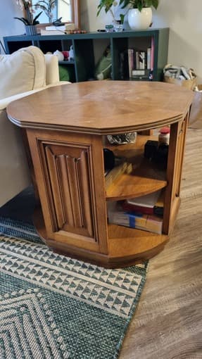 Solid wooden side table 1