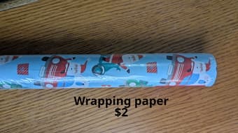 Santa Claus wrapping paper 1