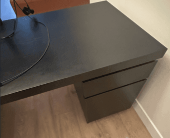 Ikea malm desk great condition 2