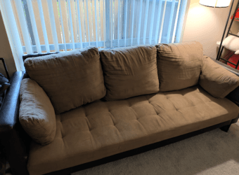 SALE - couches, Adidas shoes, clothing, cat stuff LIKE NEW 2