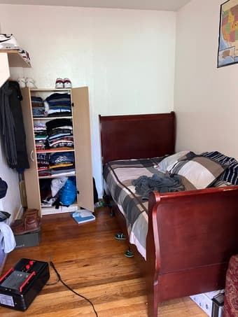 A furnished room is available for renting from March 27th 3