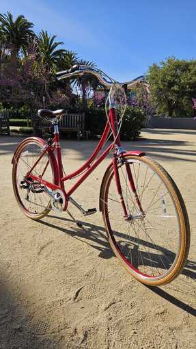 Red commuter bike for sale 1