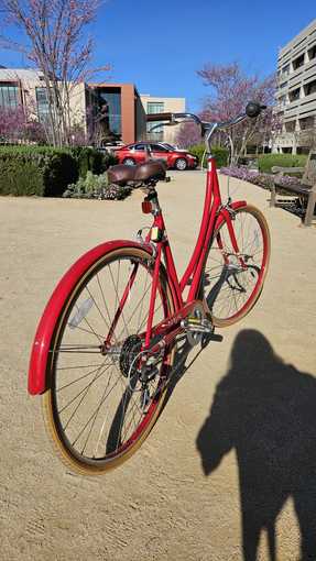 Red commuter bike for sale 2