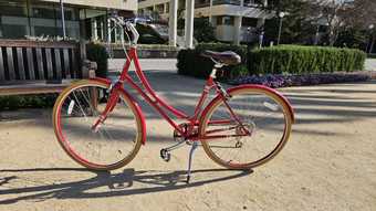 Red commuter bike for sale 3
