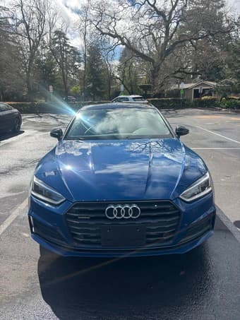 2019 Blue Audi A5 Premium Plus Hatchback For Sale - 85k miles 1