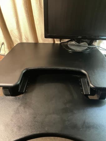 Varidesk adjustable table size 36 1