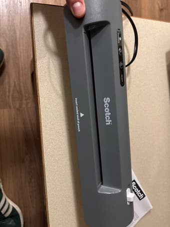 Scotch thermal laminator + laminating pouches 2