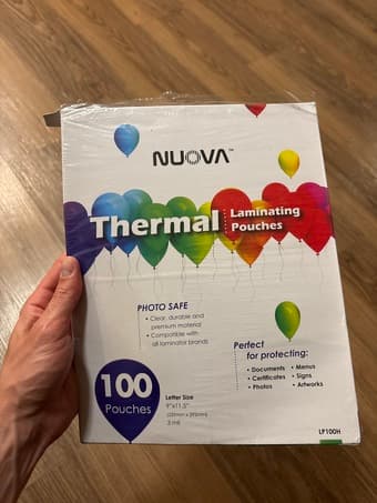 Scotch thermal laminator + laminating pouches 3