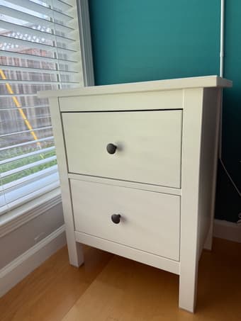 IKEA HEMNES Bedroom Set – Dresser + 2 Nightstands (White) 3
