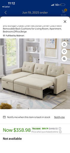 4-in-1 compact convertible sleeper sofa w/ built in storage 3