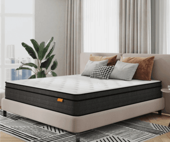 Queen bed frame + mattress from Wayfair 1