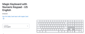 New Apple Magic Keyboard 1