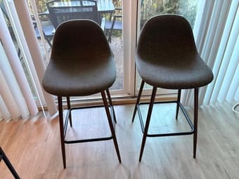 Counter stools set of 2 1