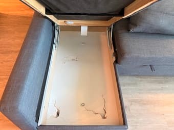 Sectional sleeper sofa with storage 4