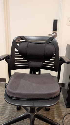 Selling a back rest & cushion (perfectly for standard stanford chairs) 1