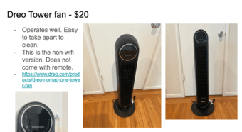 Tower Fan, humidifier, and ultrasonic cleaner for sale 1
