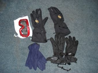 Full Ski Set - Skis, Poles, Boots, Bag, Gloves, $5 apiece obo! 3