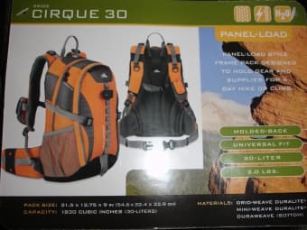 Brand new hiking backpack ($40) and hydration system ($20) 3