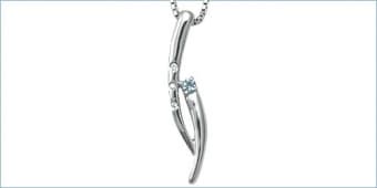 Perfect Valentine! Beautiful, Unique Bentelli Diamond Necklace - $115 1