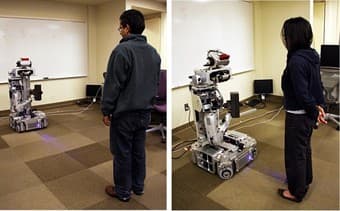 Interact with personal robots for payment & lab tour (close to campus) 1