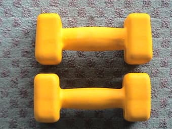 Neoprene dumbbells. $15 1