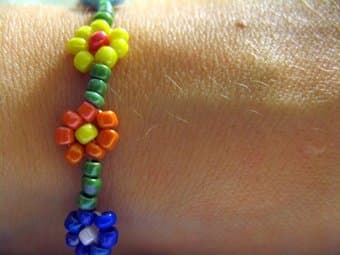 Beautiful handmade glass bead bracelets 4