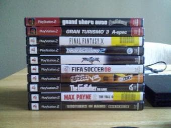 Playstation 2 with 10 games -- $200 obo 2