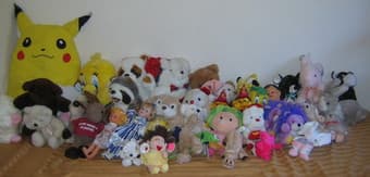 over 40 stuffed animals 1