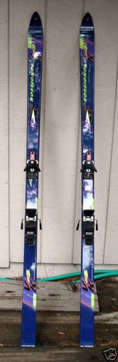 Salomon 178 CM downhill skis and 2009 Carrera AirMatic ski helmet 1