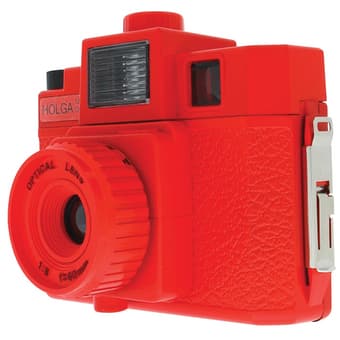 Holga 120 CFN Medium Format Camera with Color Flash Starter Kit Red 1