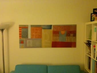 Colorful modern canvas painting - $35 1